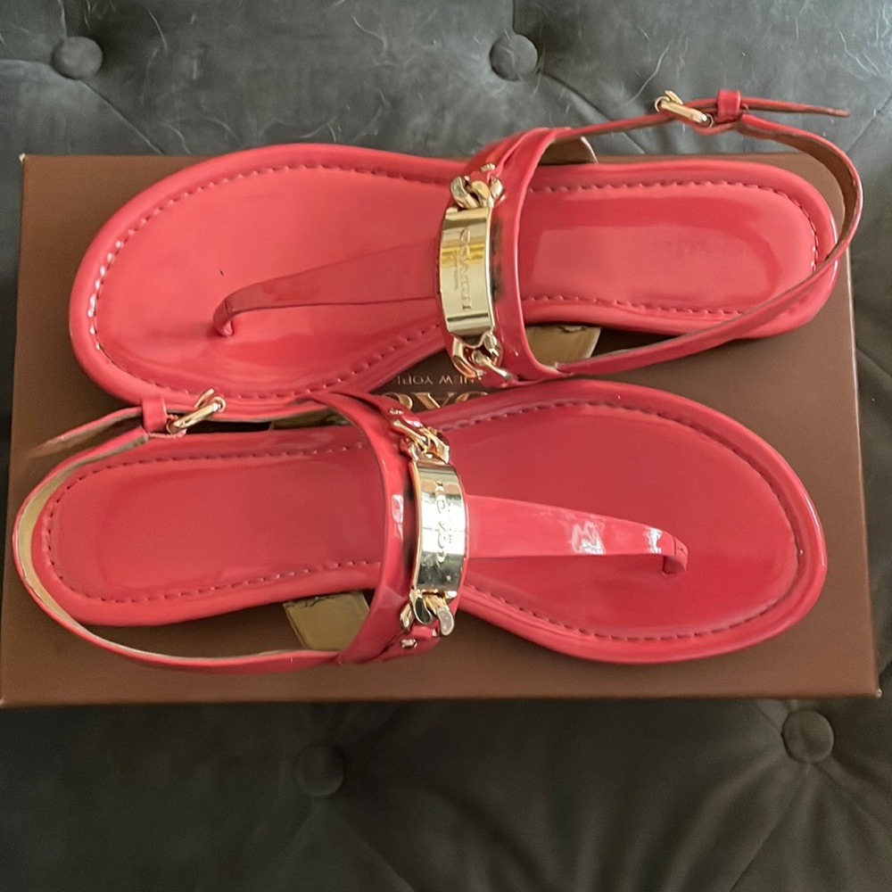 Coach Sandals, gently used